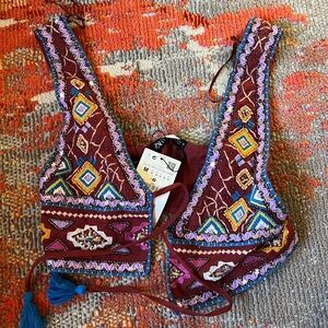 ZARA Embellished Vest